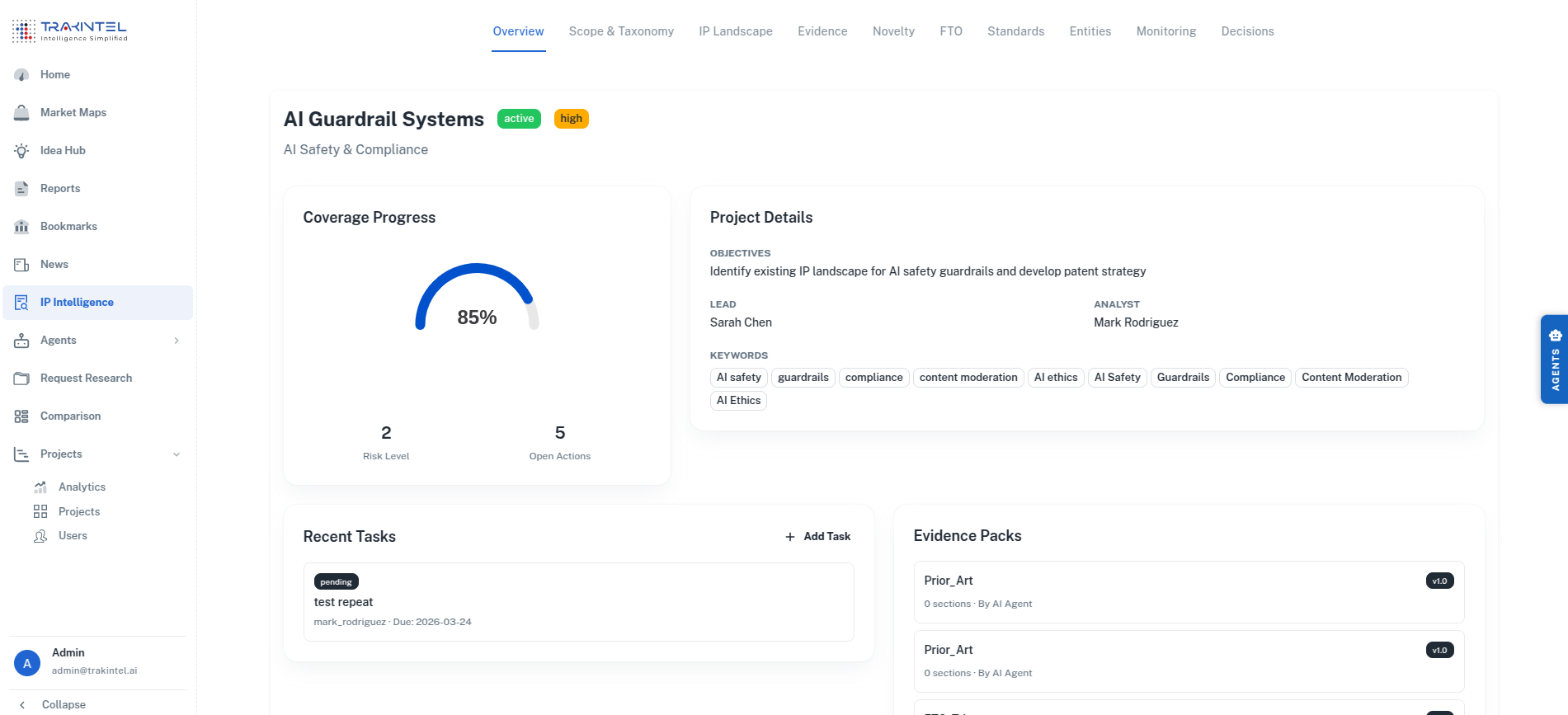 Structure your IP intelligence workflow